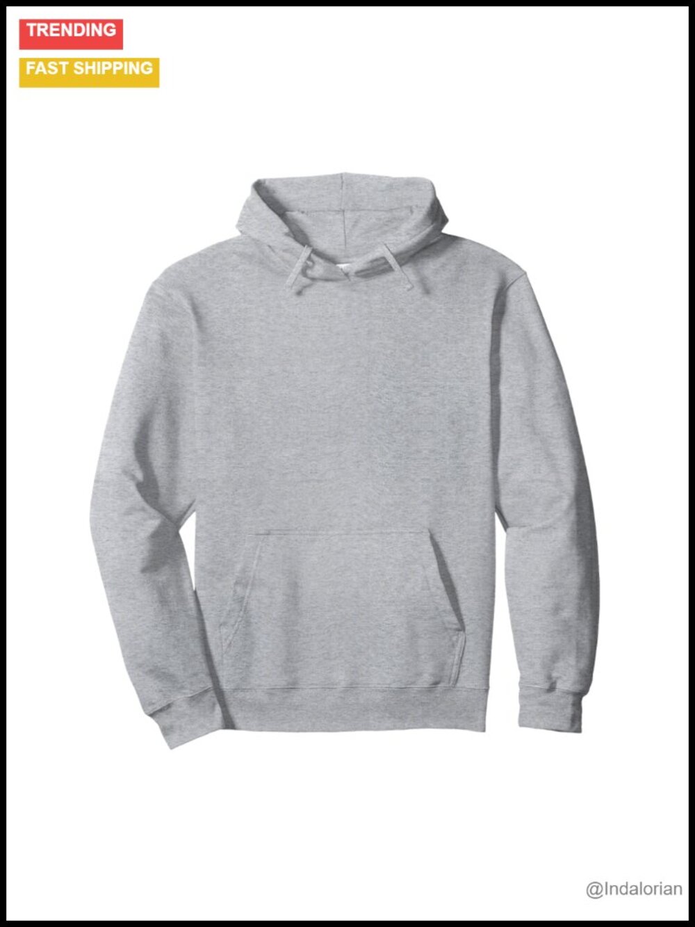 Vintage Ocean Surf Graphic Hoodie Heavy Cotton Pullover